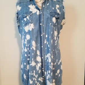 Almost Famous chambray shirt XL